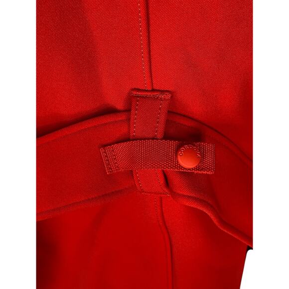 Cordova Ski Suit Snowboarding Waterproof Zip Front Belted Firey Red White Size S - Picture 13 of 16